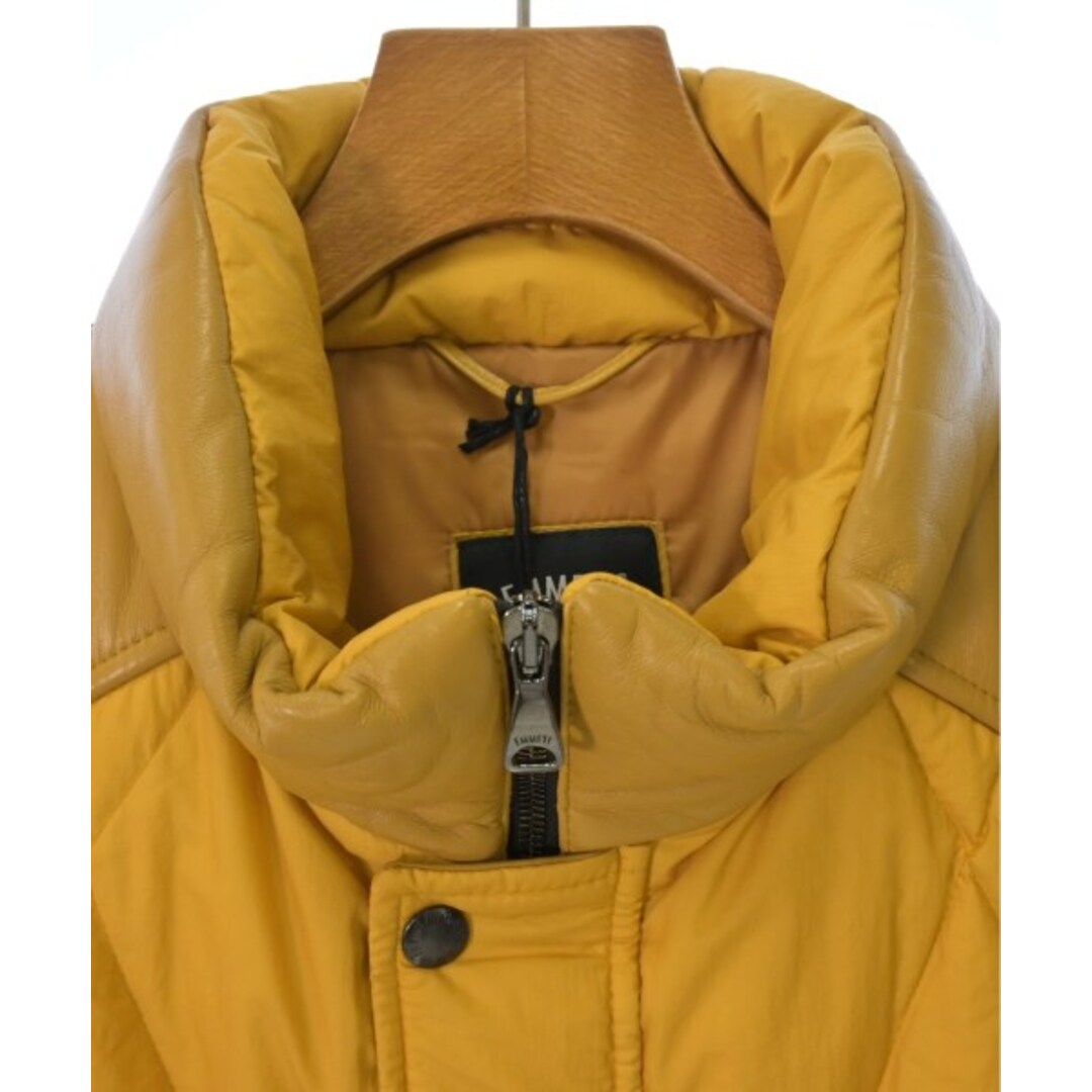 EMMETI - EMMETI エンメティ ダウンジャケット/ダウンベスト L 黄