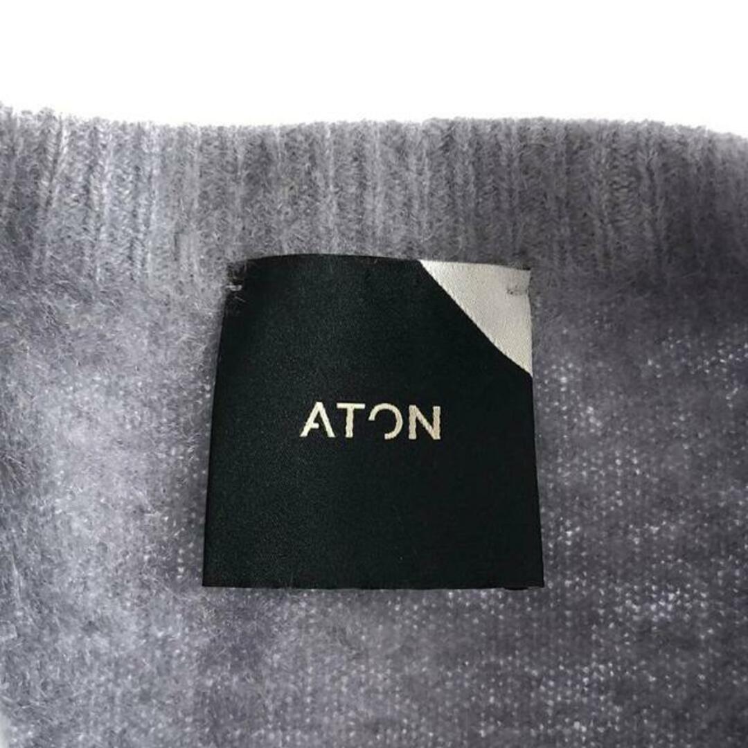 ATON - ATON / エイトン | カシミヤ クルーネックニット | 04 | グレー