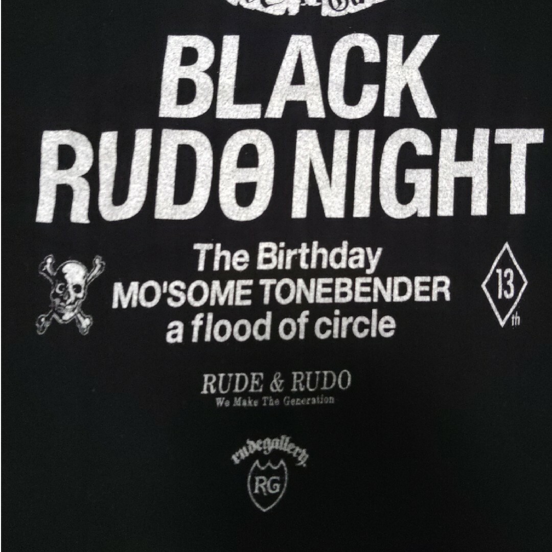 RUDE GALLERY - rude gallery black rude night Tシャツ XSの通販 by