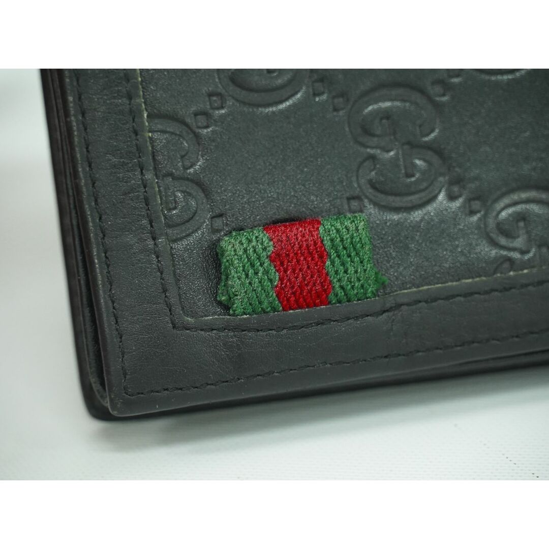 GUCCI - 本物 グッチ GUCCI シェリーライン グッチシマ レザー カード