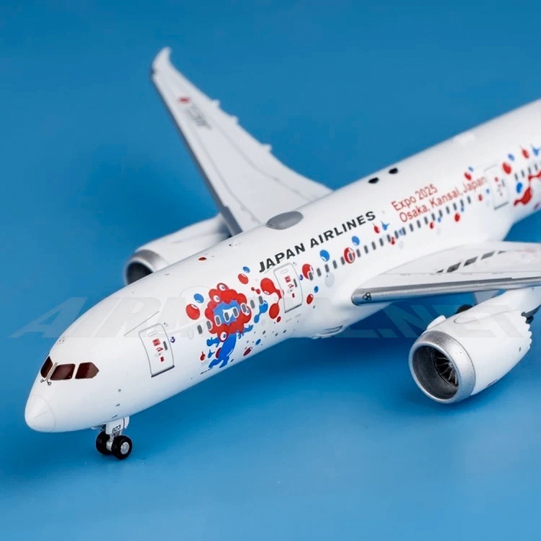 新品@JAL B787-8 2025大阪国際博覧会記念ミャクミャク特装ジェットの