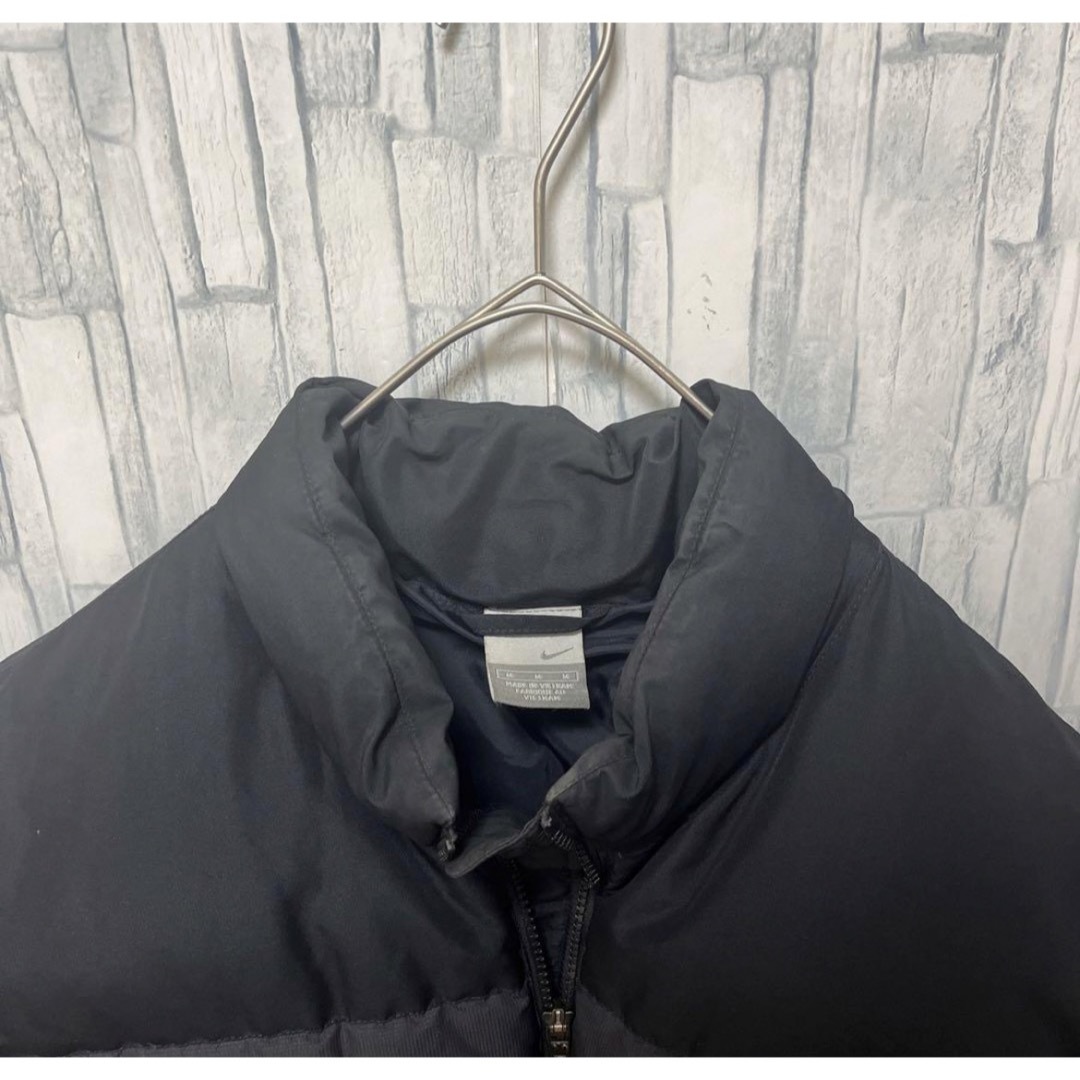 NIKE - ナイキ ダウンジャケット デカロゴ 刺繍ロゴ スウッシュ 00s