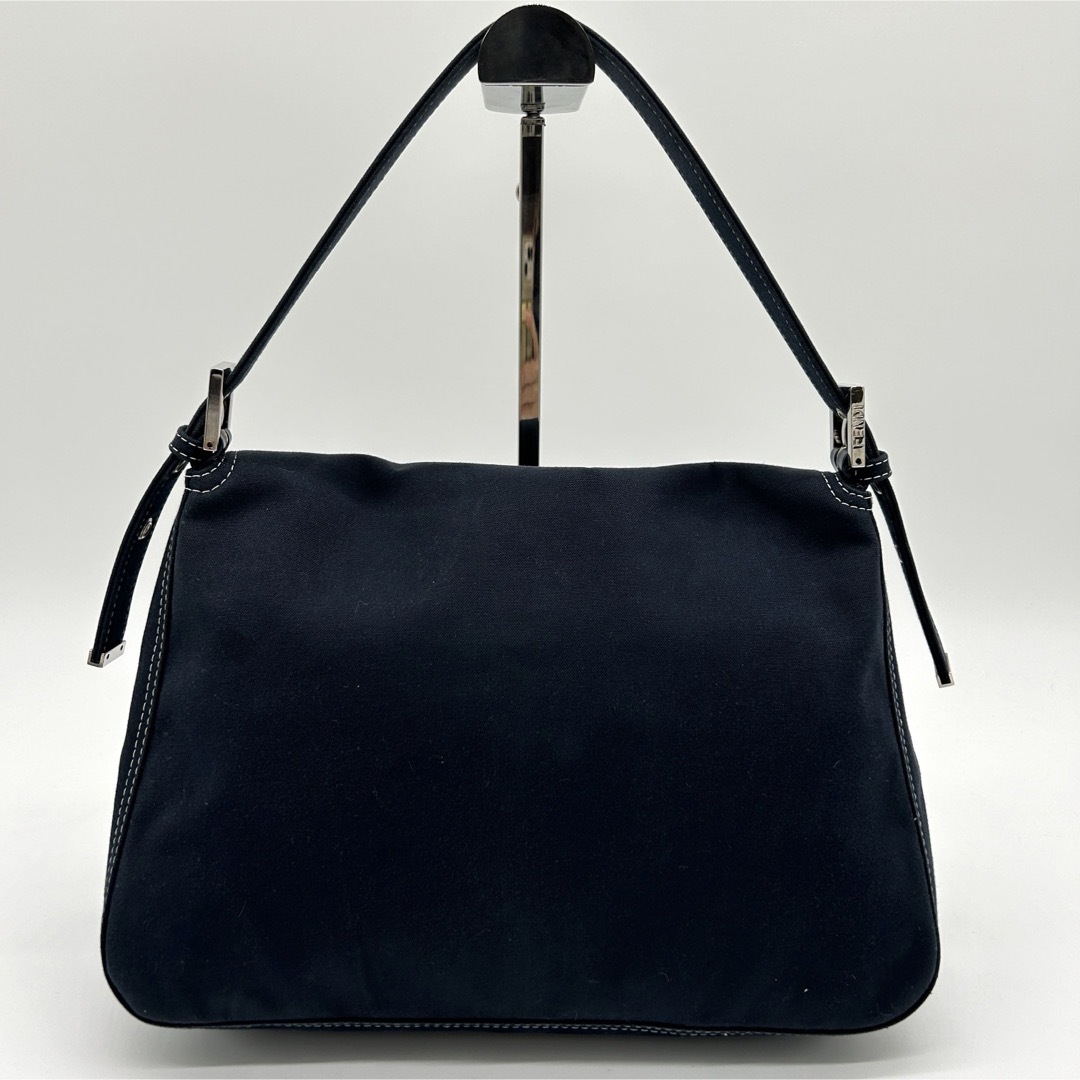 FENDI - 【極美品】フェンディ デニム マンマバケット マーブル FF金具