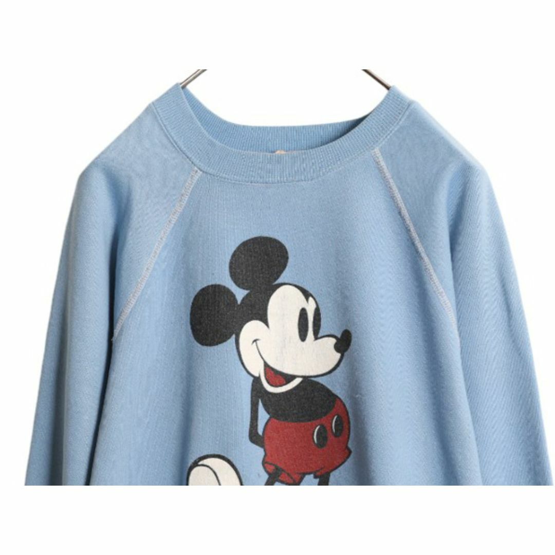 70s USA製 ディズニー オフィシャル ミッキー プリント スウェット