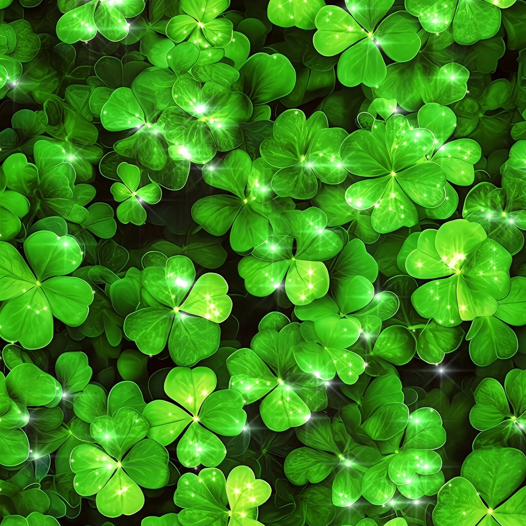 幸運の四葉のクローバー 幸せの 開運•風水ヒーリング 開運絵画