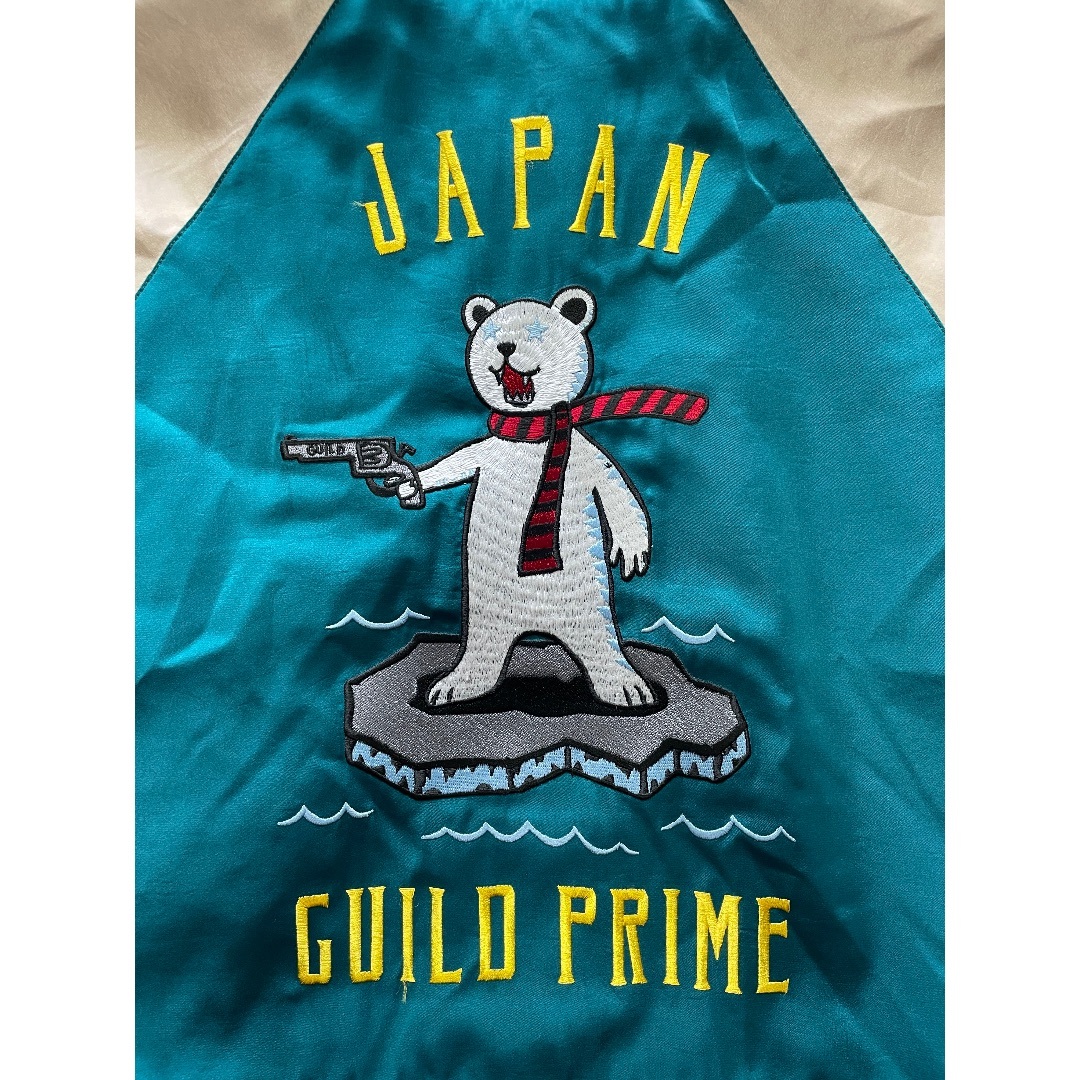 GUILD PRIME ギルドプライム ホワイトベア マルチカラー スカジャン