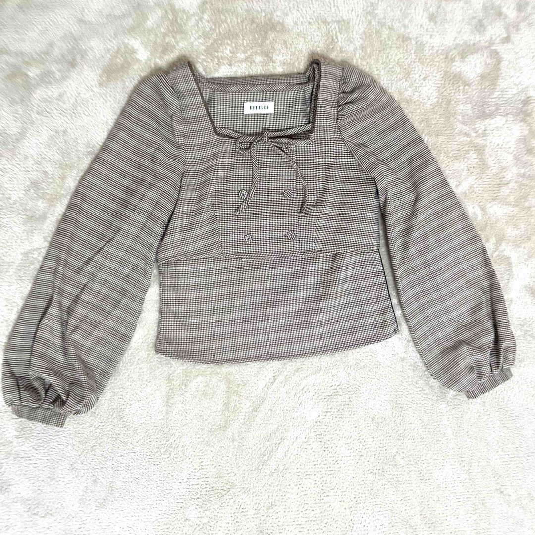 Bubbles - BUBBLES バブルス チェックセットアップ ワンピース 可愛い