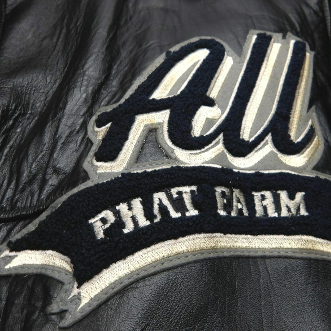 PHATFARM - PHATFARM 90s ALL LEATHER JACKET BLACK 3XLの通販 by