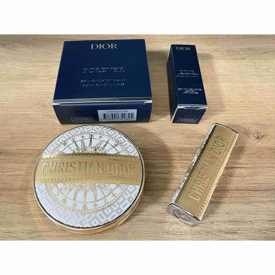 ディオールホリデー限定ケース2点セット布巾着付きグランバル新品未開封