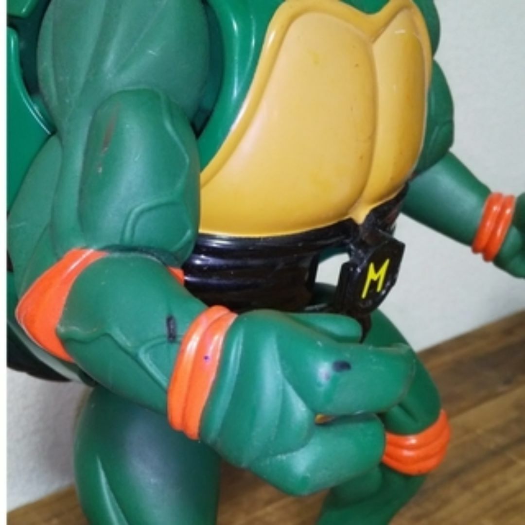 90's ミュータントタートルズ ジャイアント 変形フィギュア 2種の通販