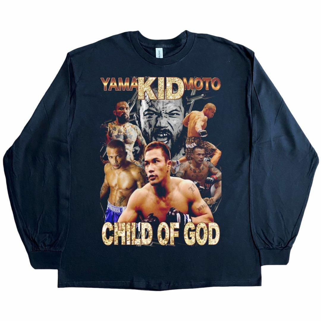 山本KID徳郁 キッド ロンT 長袖 ブラック vintageの通販 by yutete