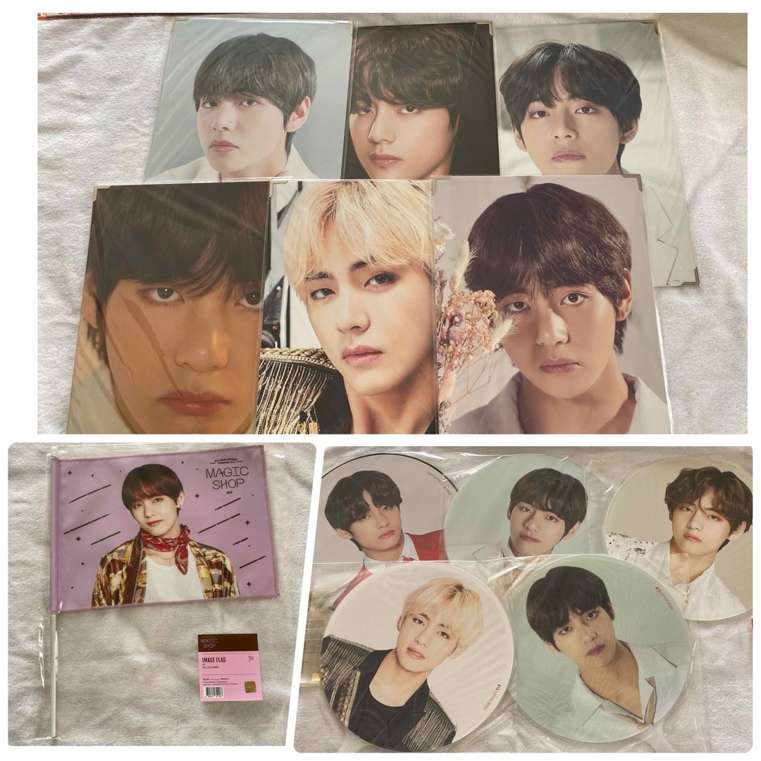 テヒョン V テテ ソウジュ トレカ アクスタ フラッグ テヒョン V テテ