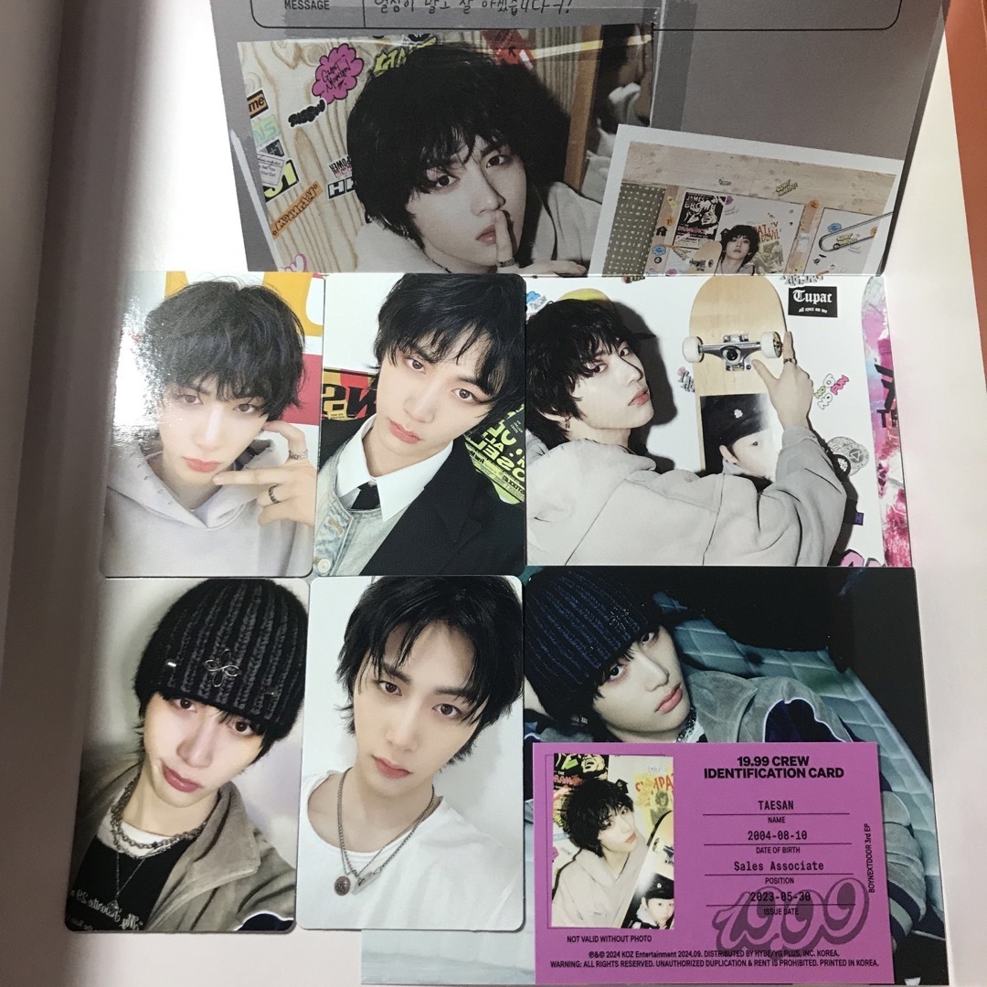 BOYNEXTDOOR テサン トレカ他8点の通販 by よう｜ラクマ