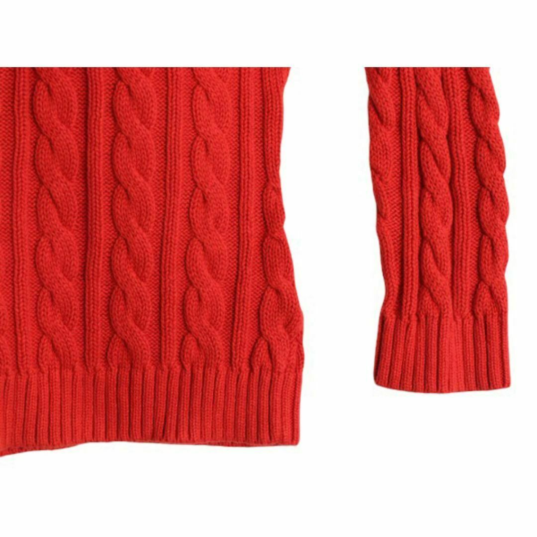 Ralph Lauren - 90s LAUREN ラルフローレン Vネック コットン ケーブル