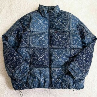Levi's - 美品 Levi's リーバイス ダウンジャケット バンダナ柄 デニム
