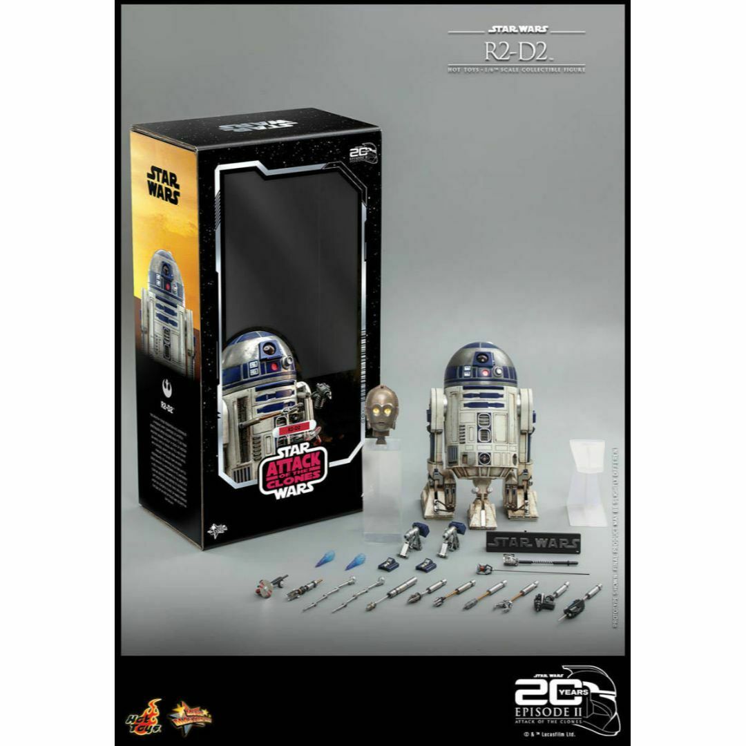 ホットトイズ 1/6 スター・ウォーズ R2-D2 エピソード2 クローンの