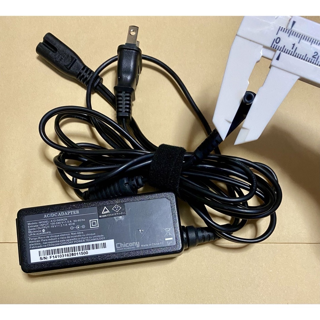 mouse - ☆送料込☆中古純正ChiconyマウスPC用ACアダプター19V 2.1Aの