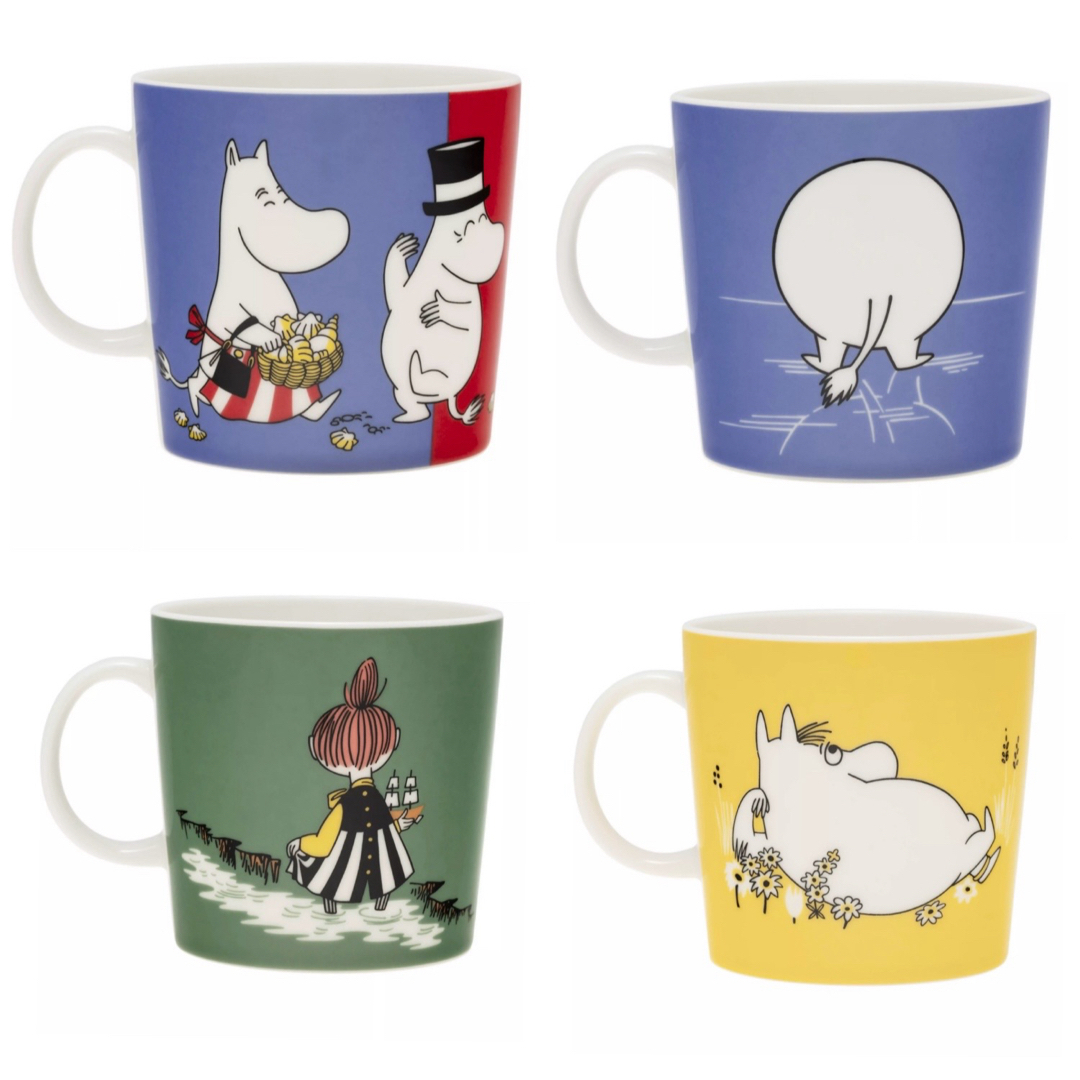 ARABIA - ♡アラビア ムーミン マグカップ 4種 限定 ARABIA 日本未