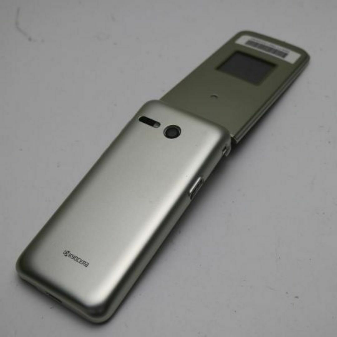 京セラ - 中古 かんたんケータイ ライト KYF43 シャンパンゴールド