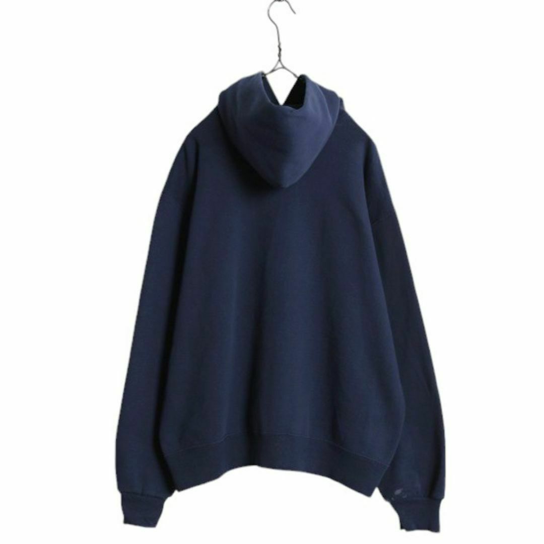 90s USA製 ラッセル 無地 スウェット フード パーカー メンズ