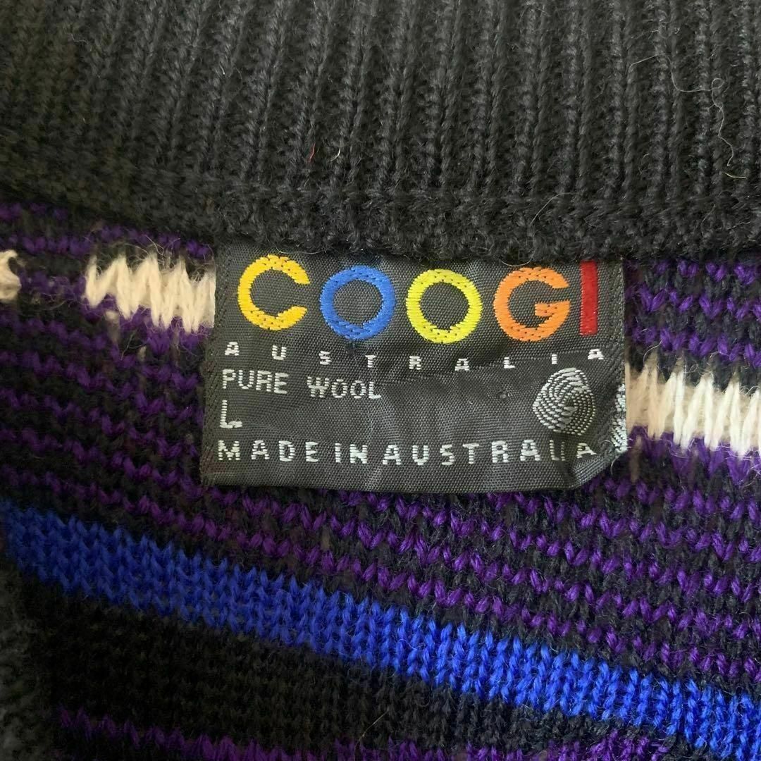 COOGI - 超激レア一点物COOGIクージー3Dニット80sアーカイブコットン