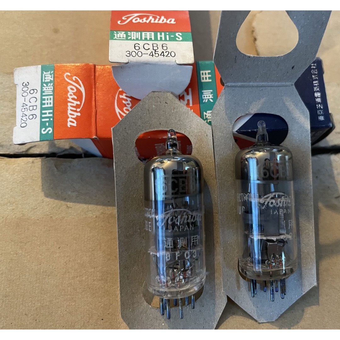 6V6GT Mullard 2本マッチ 真空管PX29 - ヴィンテージサウンド □476