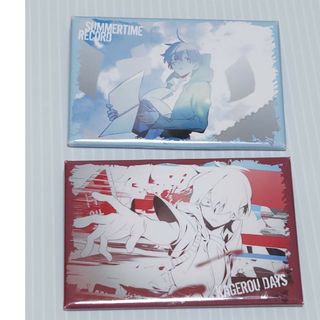 カゲロウプロジェクト 小説 スクエア缶バッジ シンタロー