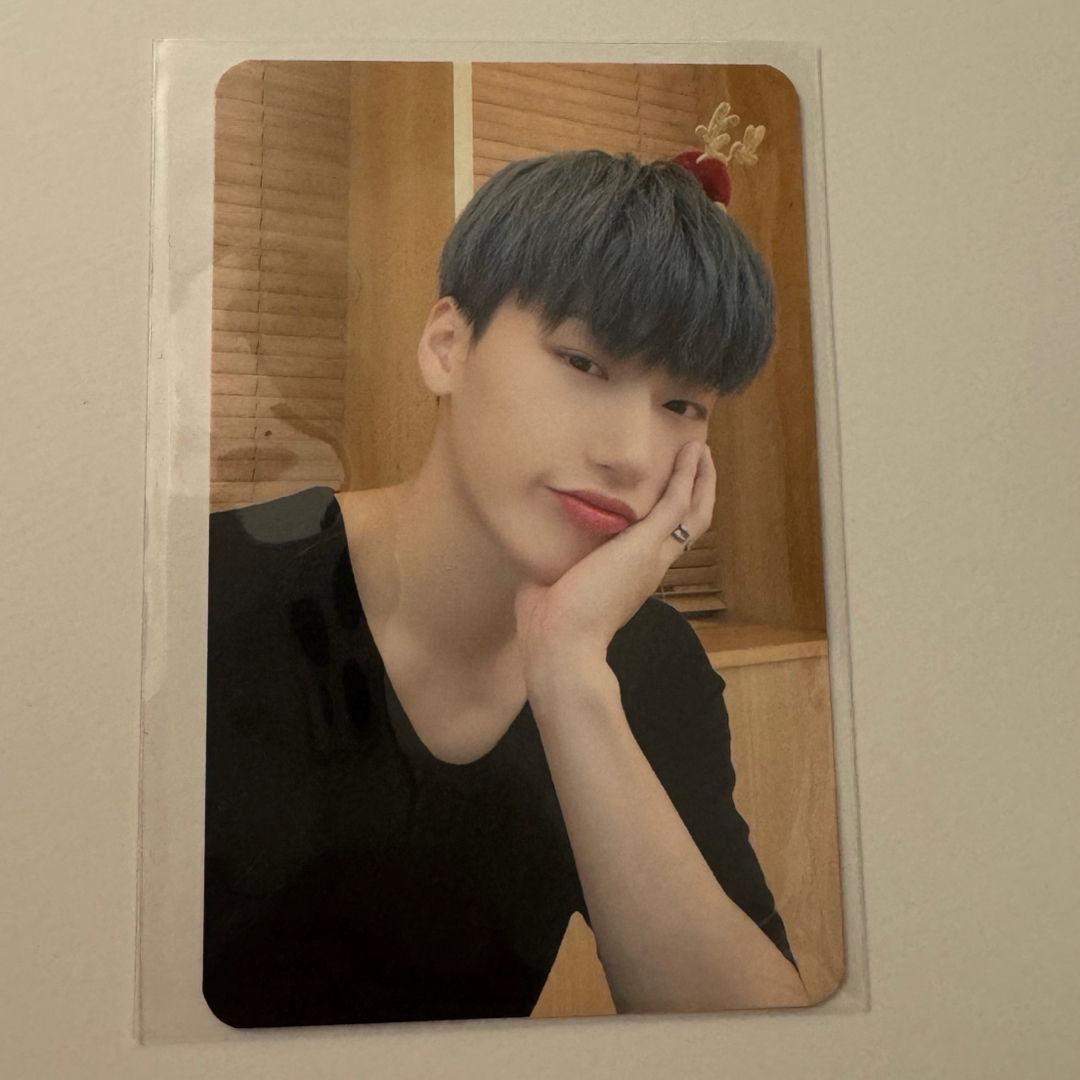 ATEEZ ミンギ MINGI 直質サイン入り ポラロイド チェキ