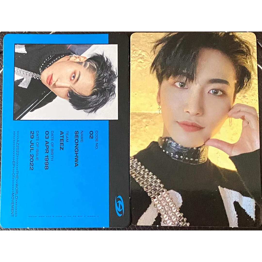 ATEEZ サノク ソンファ トレカ アチズ 公開放送 ATEEZ サノク ソンファ