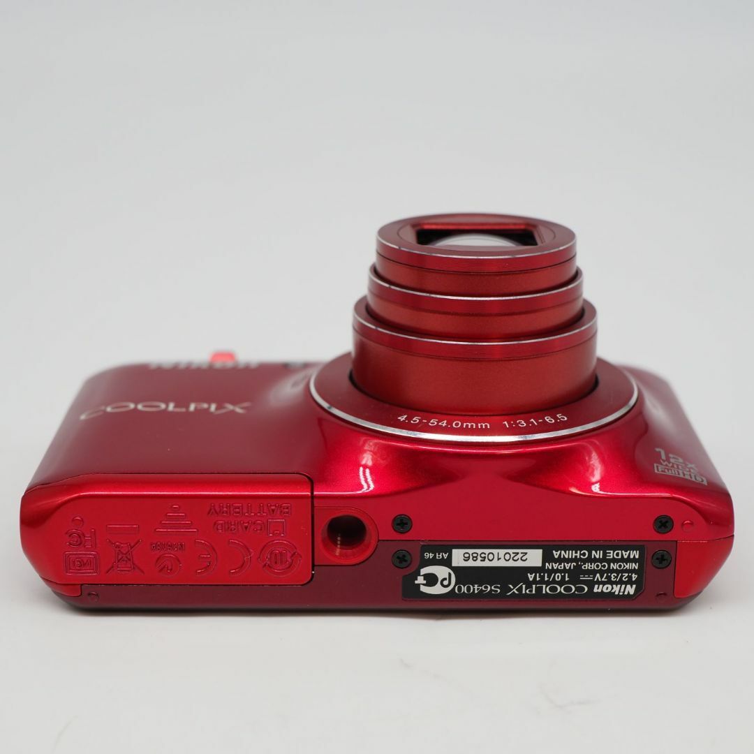 Nikon COOLPIX S6400 美品 デジタルカメラ レッド セット 【公式通販】