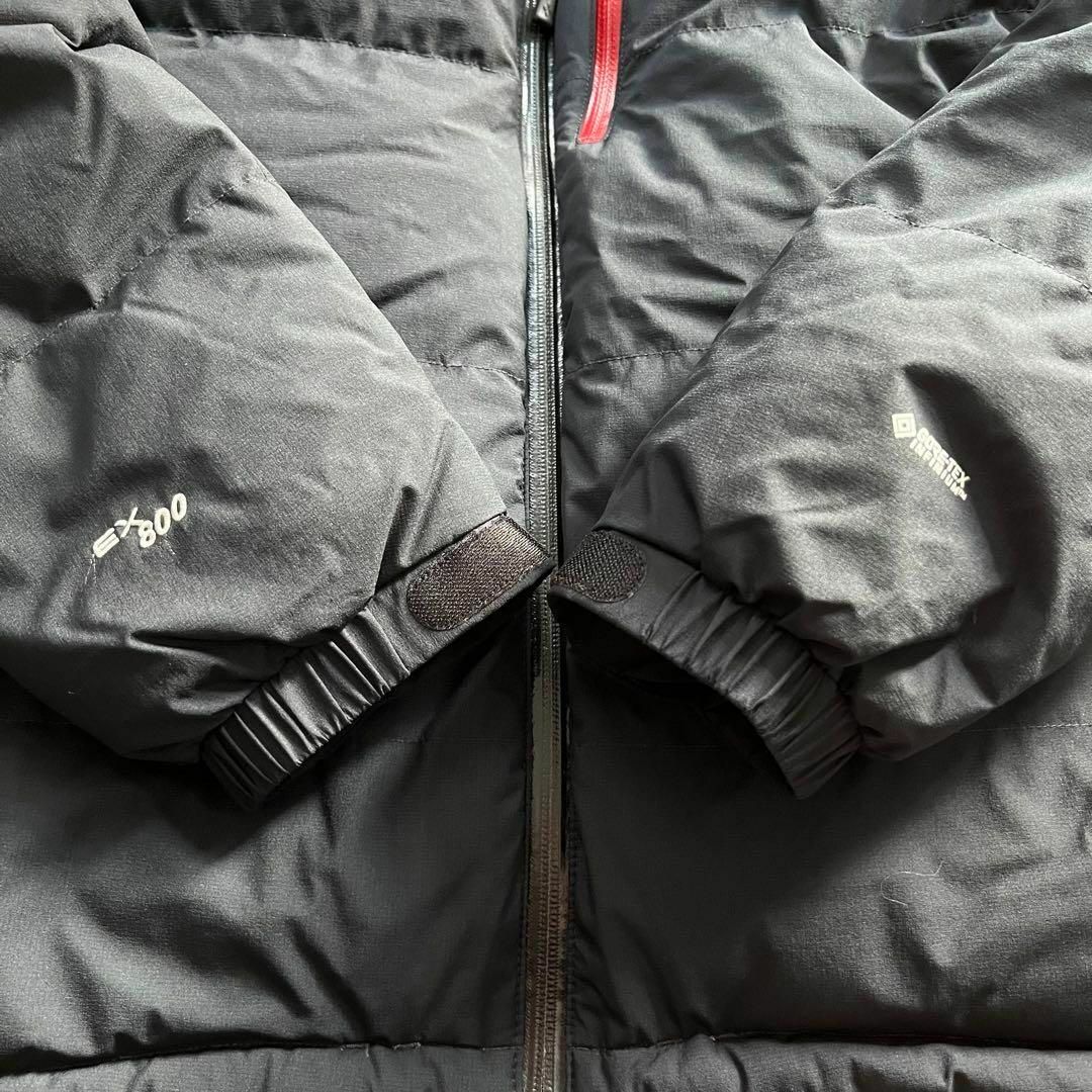 mont bell - 【800FP】モンベル パーマフロストダウンパーカ 黒 刺繍