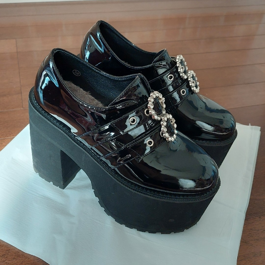 Bubbles - Bubbles ダブルバックル厚底シューズの通販 by ☆mana☆'s