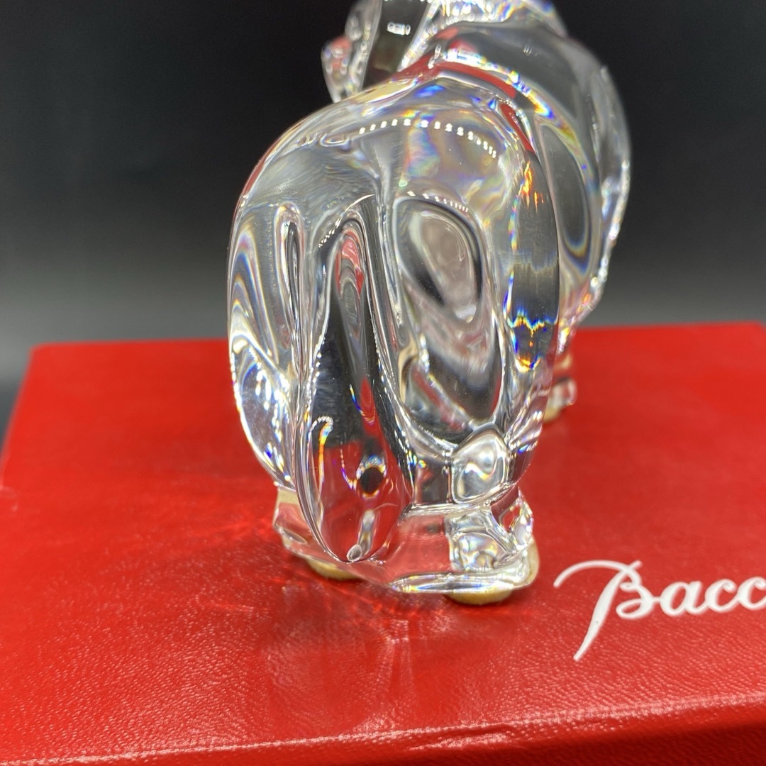 Baccarat - 箱付き バカラ 置物 フィギュリン クリスタルガラス ひつじ