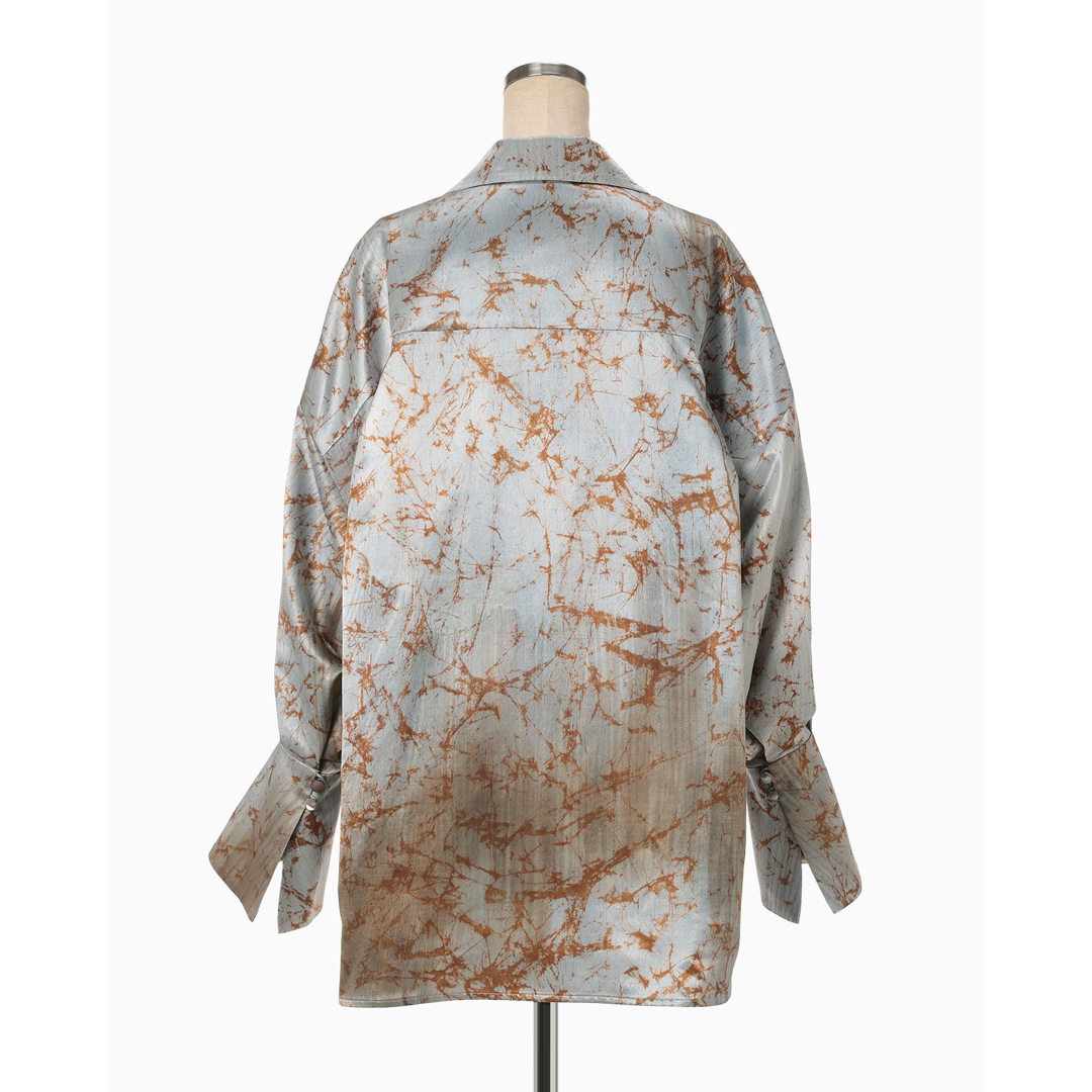 mame - マメクロゴウチ mame kurogouchi 餅米 オーバー サイズシャツの