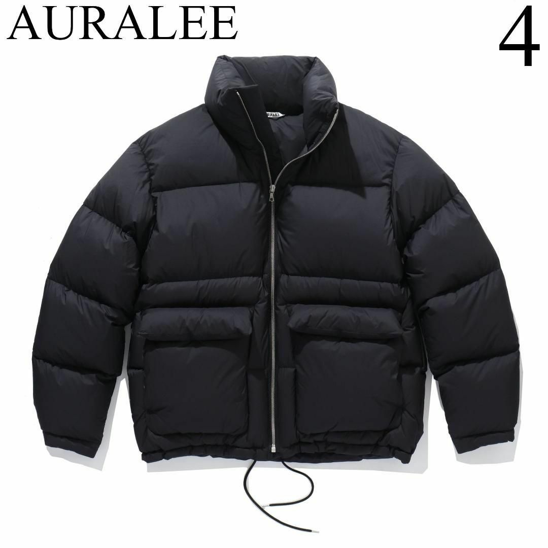 AURALEE - 4 AURALEE 24AW ダウンジャケット 黒 定価10万 オーラリー