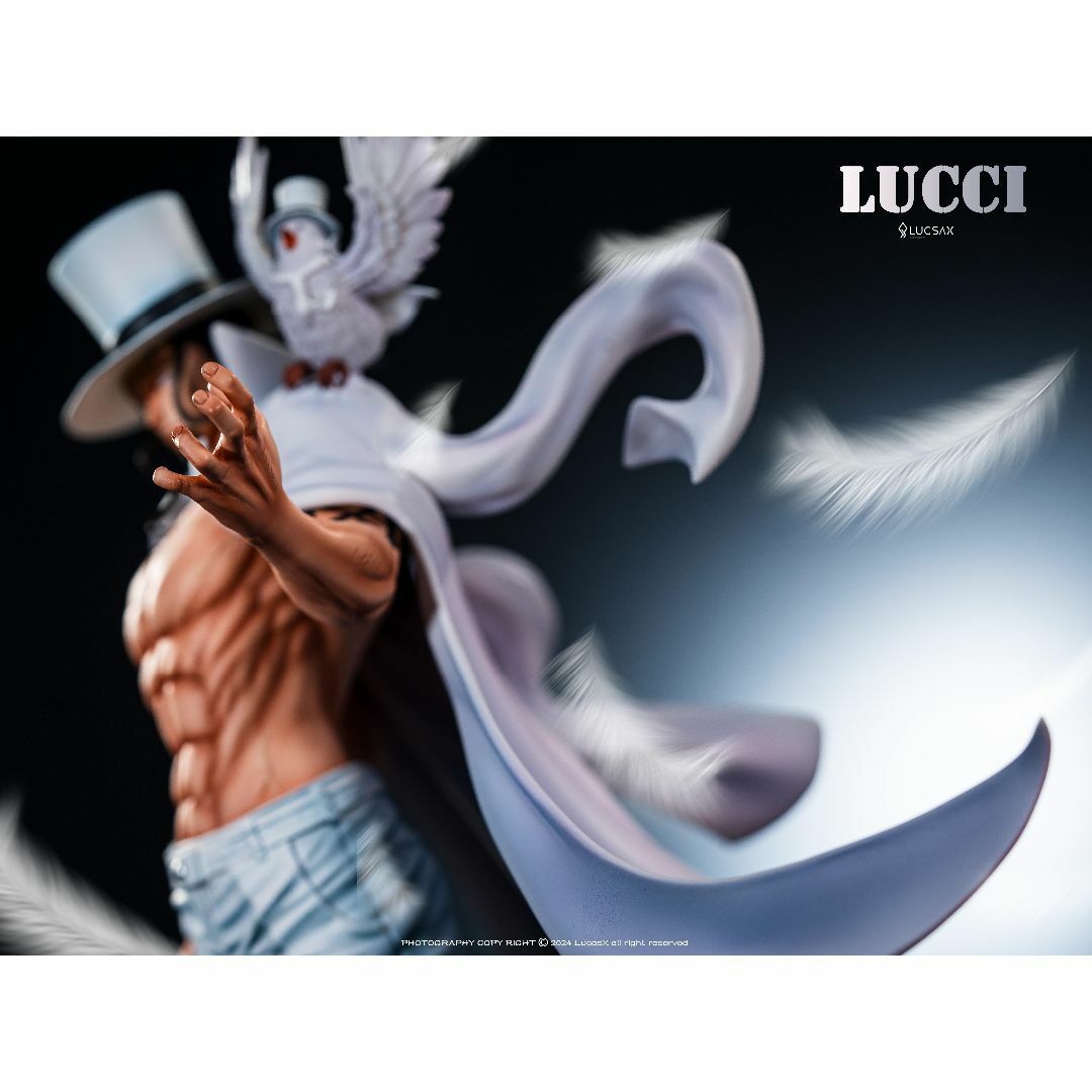 ワンピース CP0 ロブ・ルッチ フィギュア ガレージキット 塗装済み完成