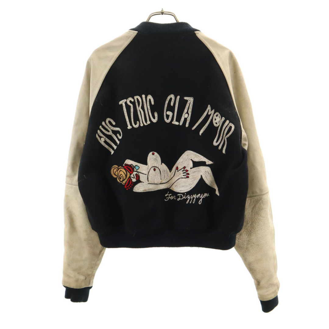 HYSTERIC GLAMOUR - ヒステリックグラマー 80s 袖レザー ウール