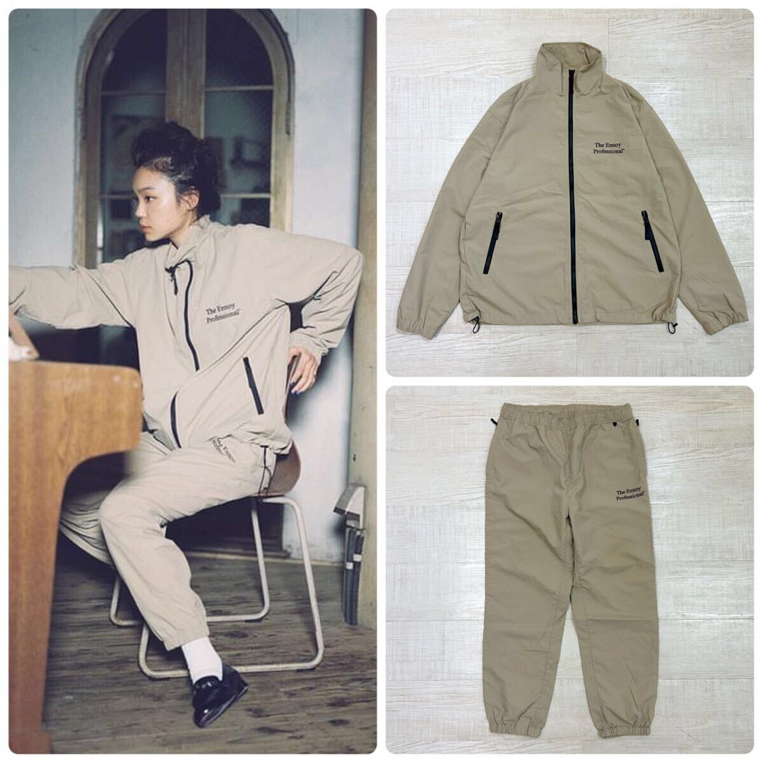 21aw 2021 エンノイ ナイロン ジャケット パンツ セット アップ Lの