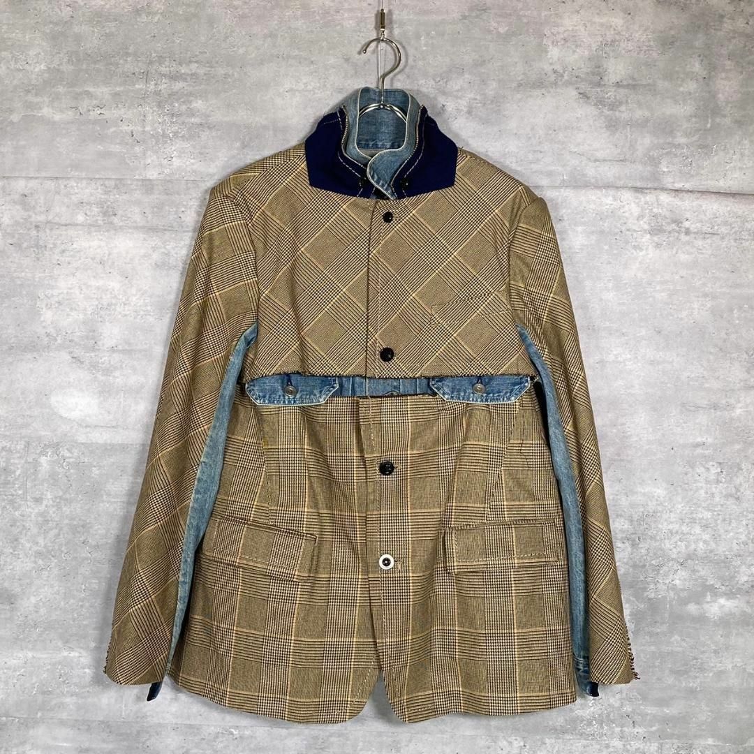 sacai - 『sacai』サカイ (2) テーラード ドッキング デニムジャケット