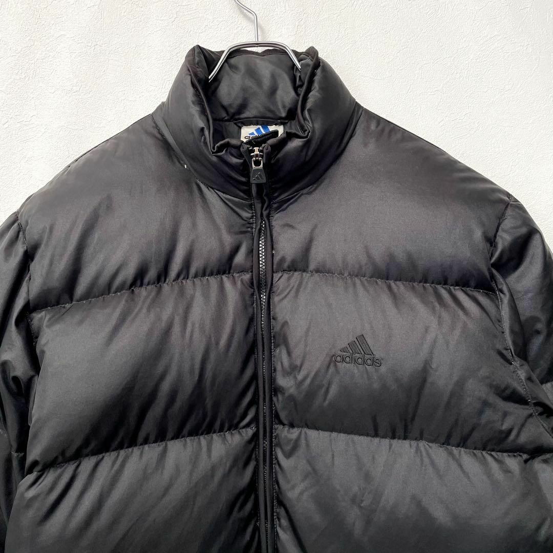 adidas - 90s アディダス ダウンジャケット 肉厚 刺繍ロゴ 万国旗タグ