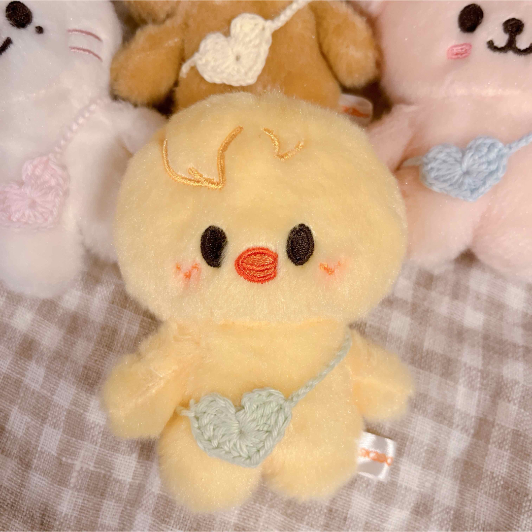 stray kids skzoo 10㎝ぬいぐるみ用ハートポシェットの通販 by ちるる