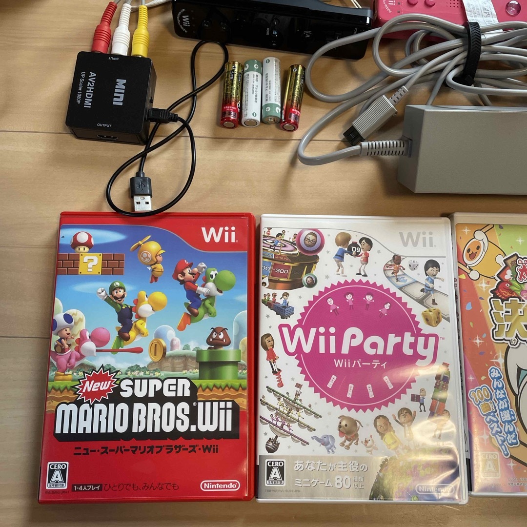 wii 本体 + カセット4つ Wii本体 カセット wii 本体 + カセット4つ Wii