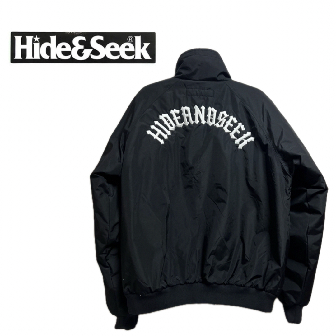 HIDE AND SEEK - HIDEANDSEEK ナイロン刺繍トラックジャケット ハイド