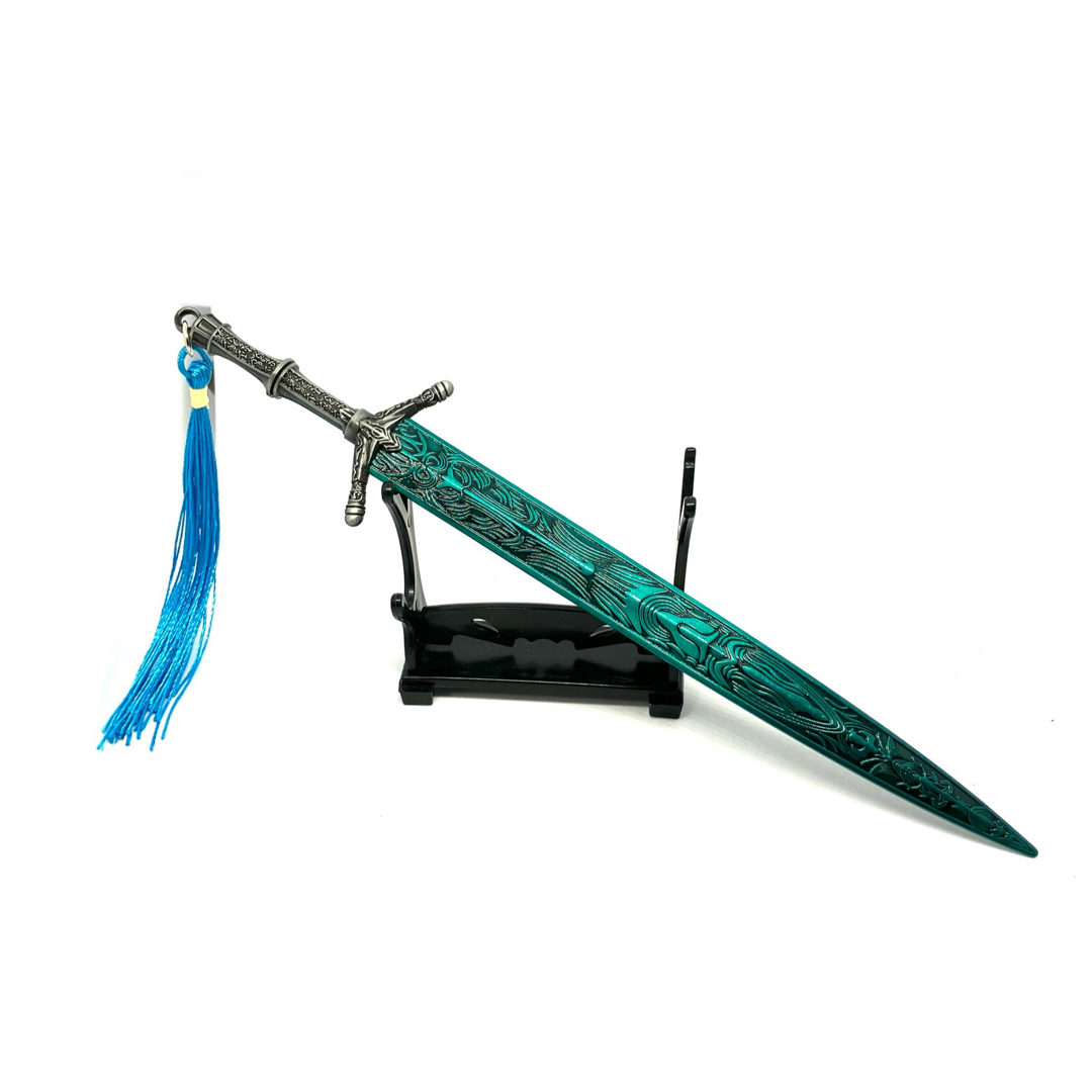 月光の聖剣 キーホルダー ブラッドボーンBloodborne スタンド付きの