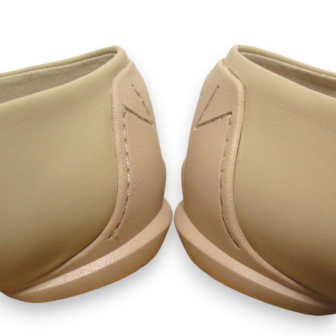 未使用 24SS SHISEI シーセイ レザー スクエアトゥ フラットシューズ