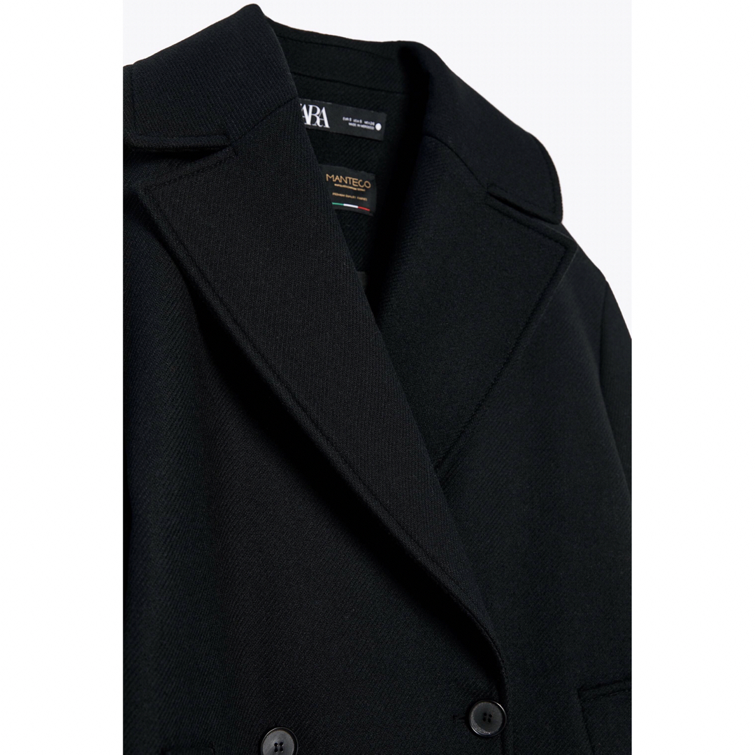 ZARA - 新品 ZARA オーバーサイズ ウールブレンドコート Mサイズの通販