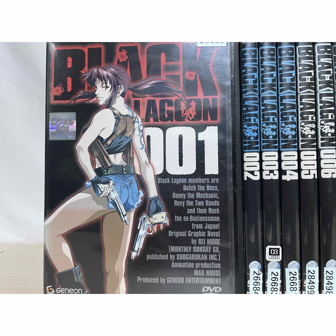 ブラックラグーン DVD 1期 2期 3期 全17巻 全巻セット レンタル落ち