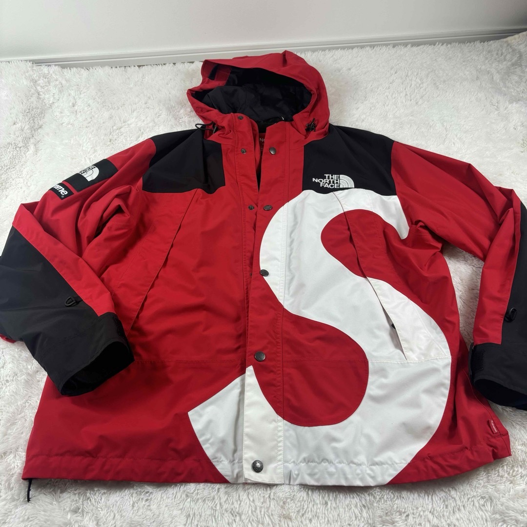 Supreme - 希少 supreme ノースフェイス S ロゴ 20aw レッド Lサイズの
