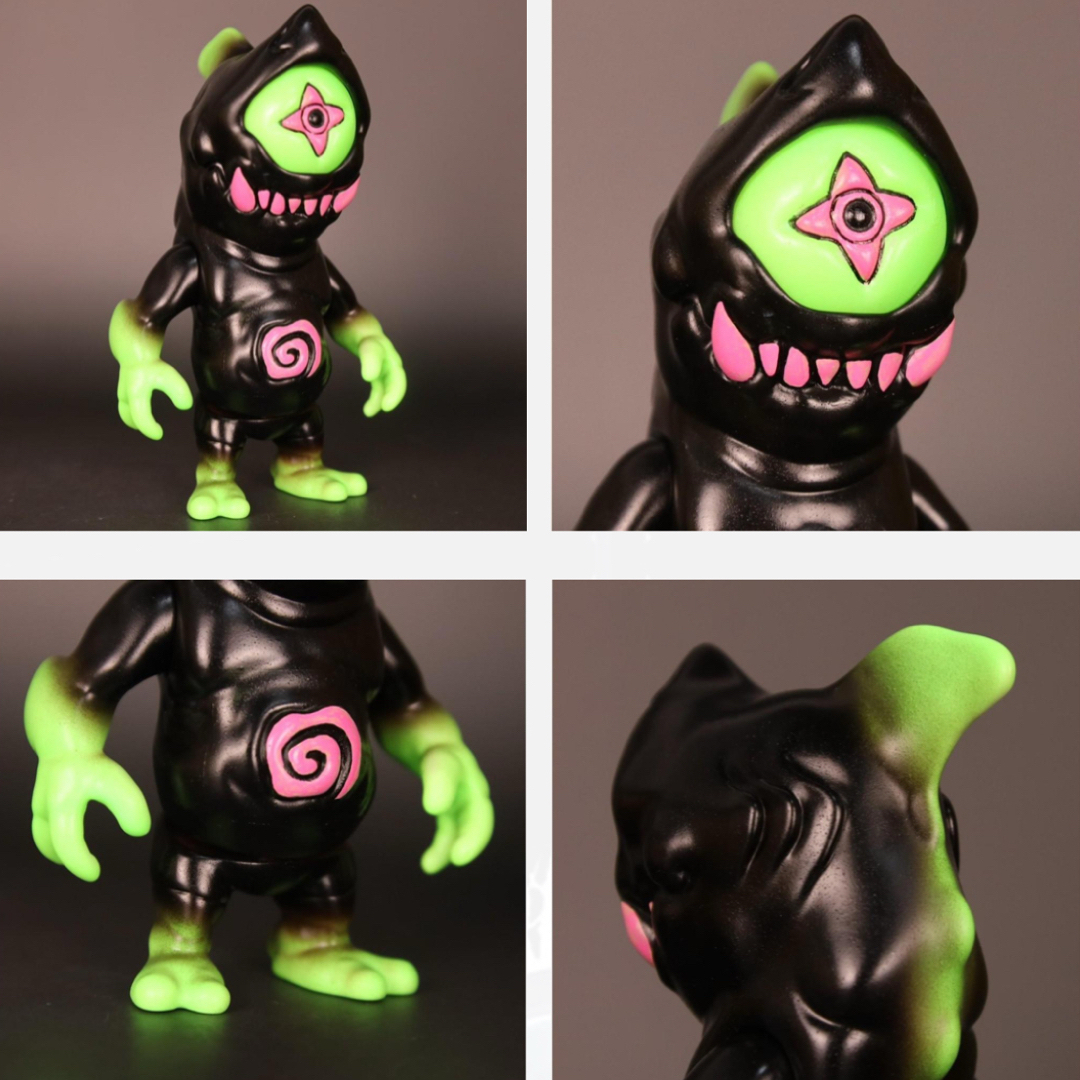 Momoco studio ストア 地獄鮫 墓場の画廊 ソフビ オイド GYAROMI