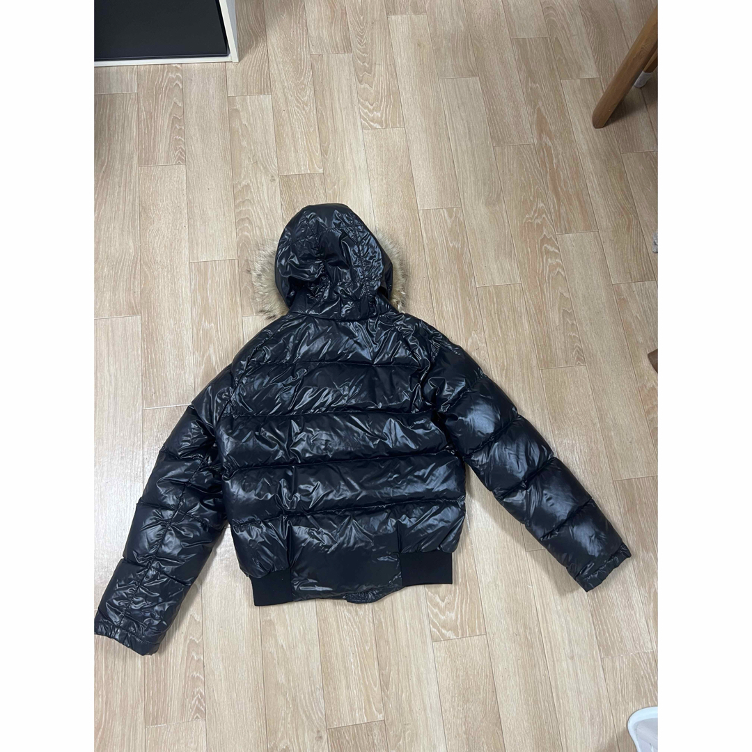 MONCLER - 確実正規品 美品 モンクレール ブルガリ シャイニーブラック